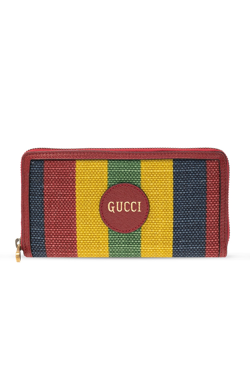 Gucci Woven wallet with logo